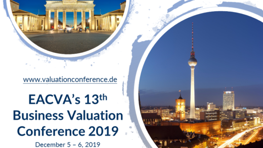 EACVA’s 13th Business Valuation Conference | 5–6 December 2019 in Berlin | Register Now!