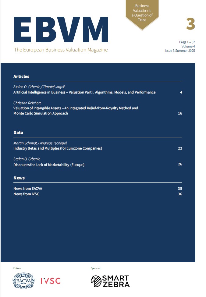 EBVM - The European Business Valuation Magazine Issue 3/2025